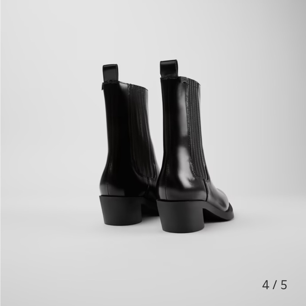 Camper Black Heeled Boots
